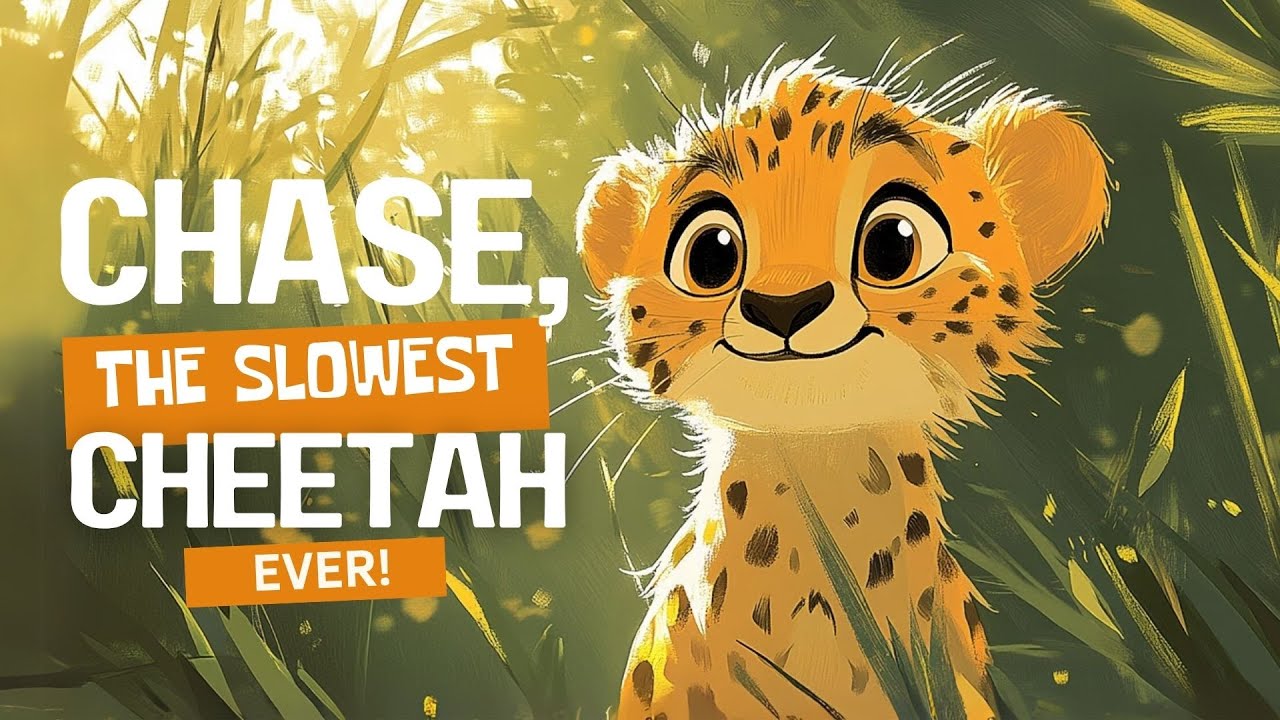 Chase, The Slowest Cheetah Ever! | Bedtime Stories for Kids