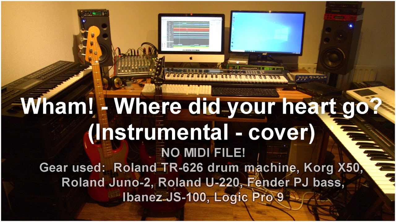 Wham - Where did your heart go (Instrumental cover)