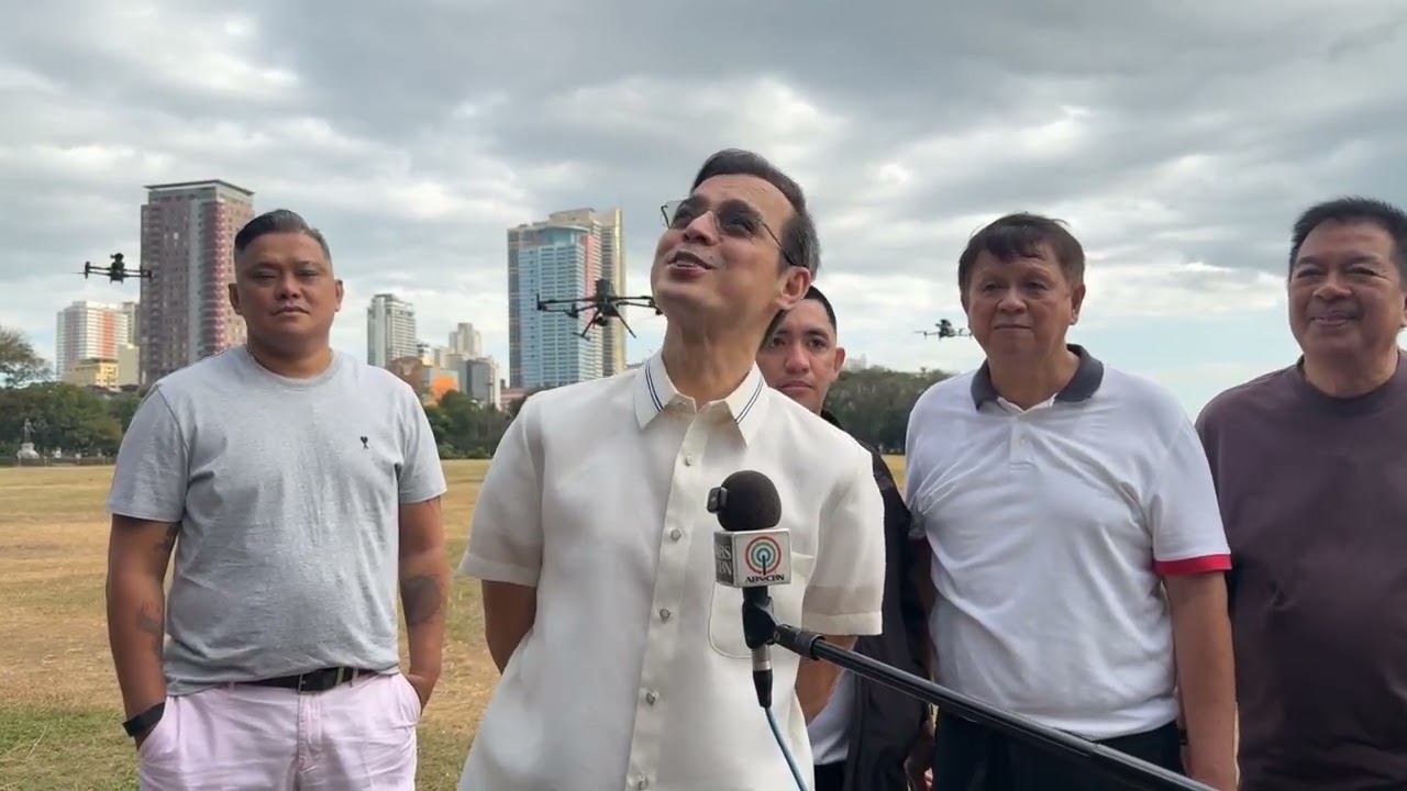 *Ambush interview re: Simulation Exercise of Drone Practical Training at Burnham Green, Luneta Park