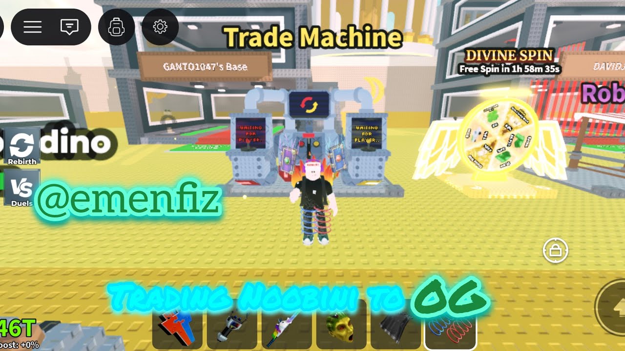 Day 3 Trading a Noobini all the way to an OG!