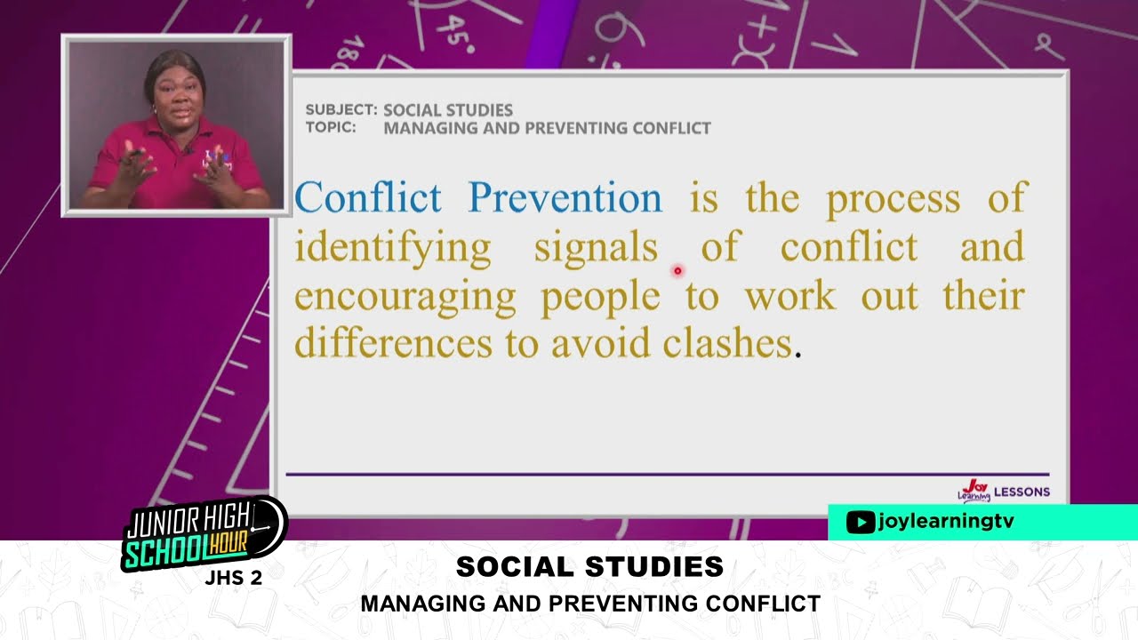 JHS 2 - Social Studies - Managing and Preventing Conflict