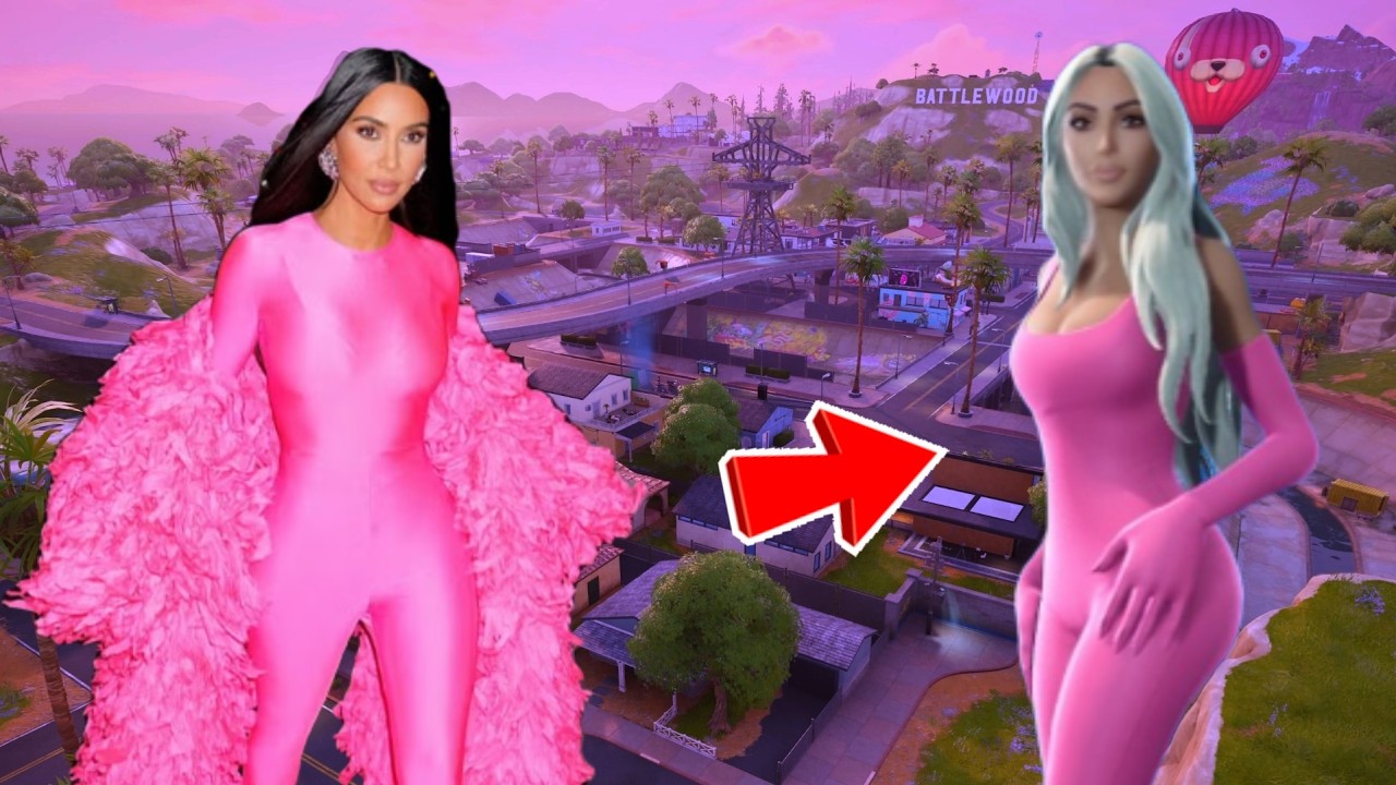 KIM KARDASHIAN FORTNITE RANKED GAMEPLAY