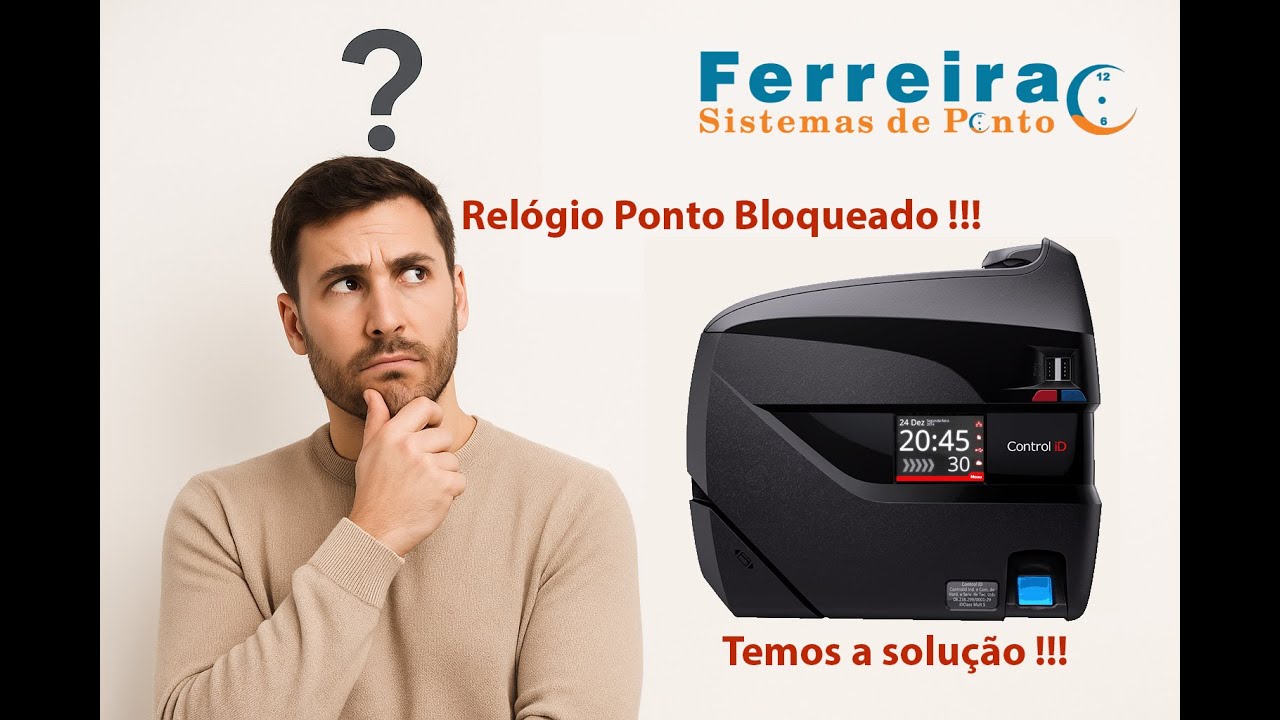 🔒 RELÓGIO PONTO BLOQUEADO? Saiba como resolver o problema do REP BLOQUEADO! 🔧