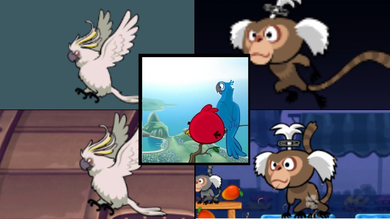 Angry Birds Rio Rehydrated - All Bosses (Luta dos Bosses) 1080P 60 FPS