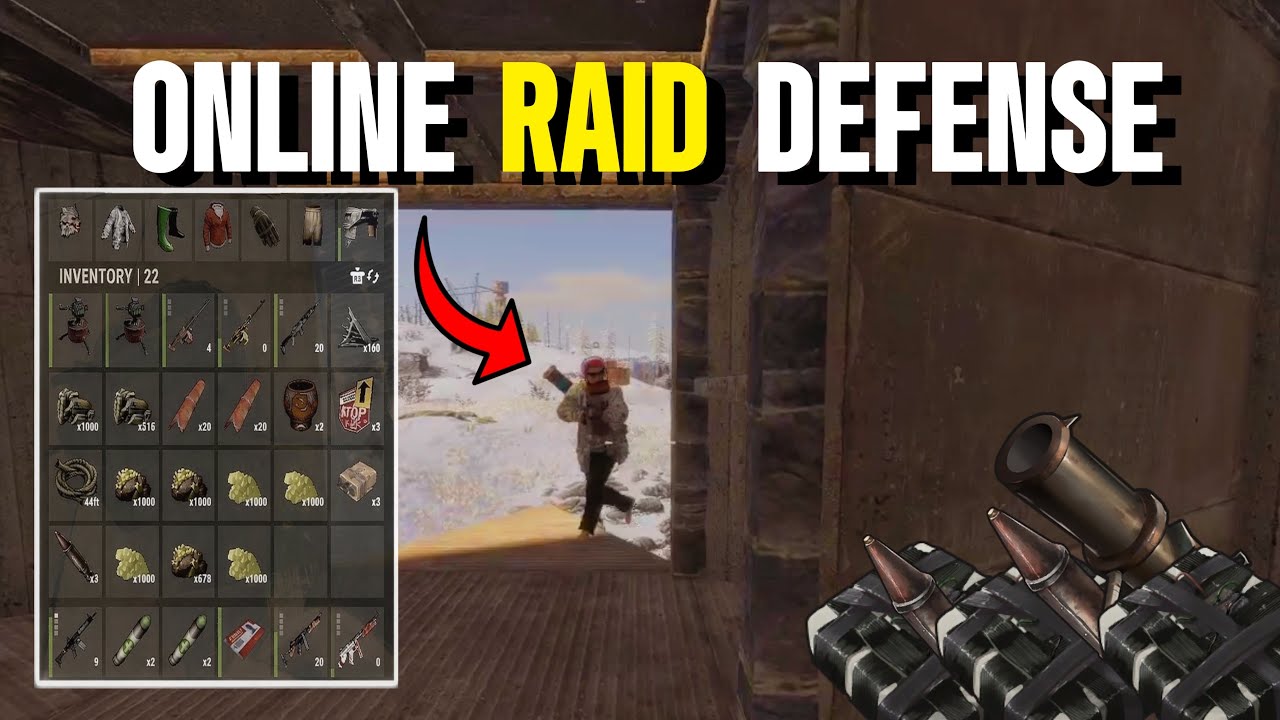 SOLO Defends 4 ONLINE RAID attempts! - Rust Console Edition