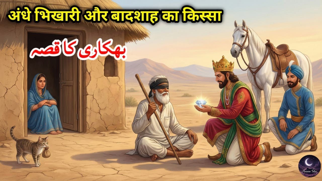 Andhe bhikari aur Badshah ka kissa#Urdu stories#Urdu kahani