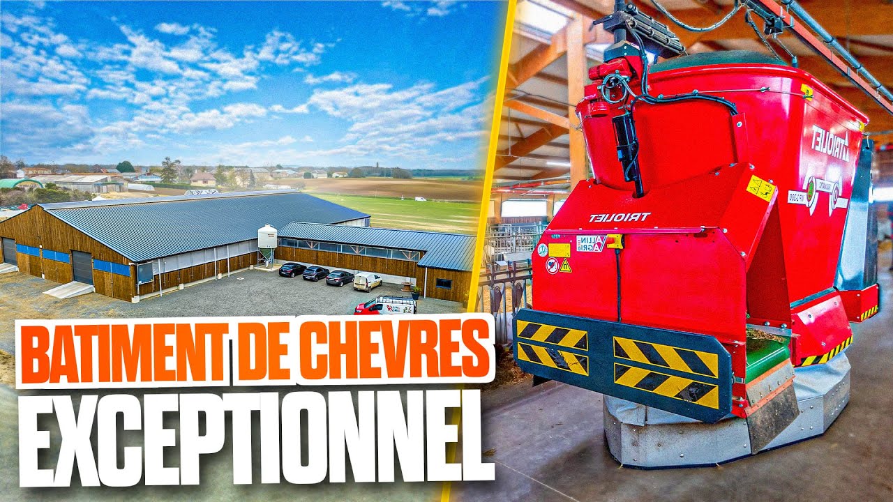😍 UN NOUVEAU BATIMENT DE CHEVRES EXCEPTIONNEL POUR CETTE EXPLOITATION - Allin Agri