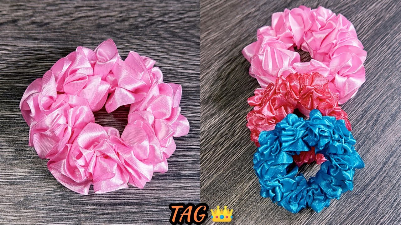 أسهل توكة كحكة 🥰 ممكن تعمليها بطريقة مبتكرة وجديدة 🤔من الساتان العادي بدون ماكينة خياطة 👏#handmade