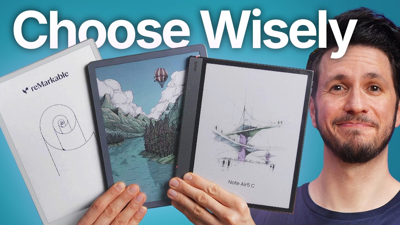 Best Color E-Ink Tablet: reMarkable Paper Pro, Kindle Scribe Colorsoft or Boox Note Air 5C?