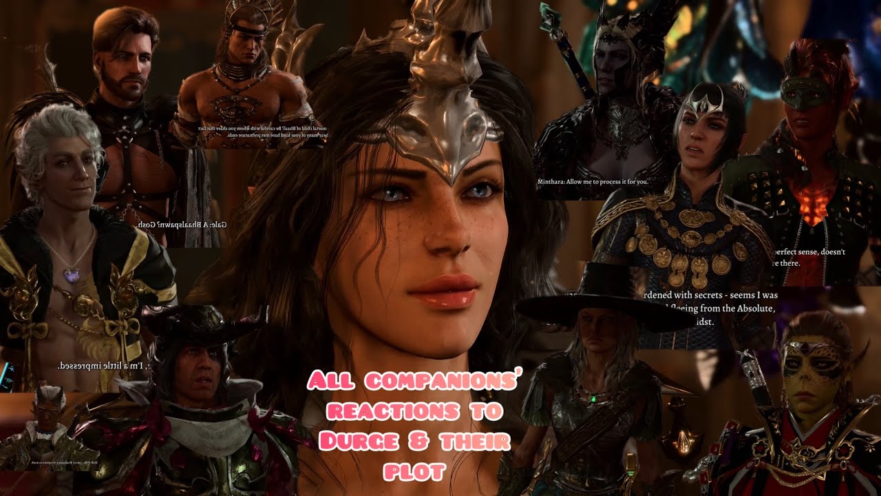 BG3 All companions reactions to finding out Dark Urge’s identity & plot vs Durge confess to them 1st