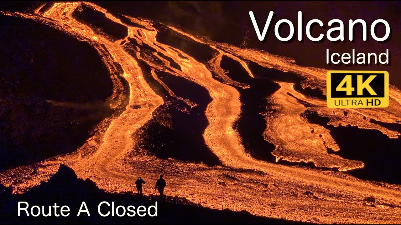 Iceland Volcano - The last day of eruption in 2021 - Emergency teams to the rescue