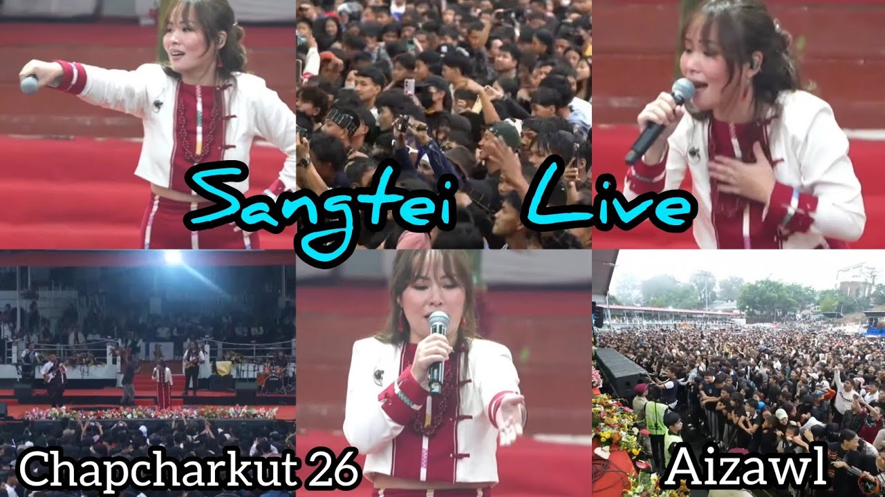 Sangtei Khuptong Rocks Chapchar Kut Aizawl Crowd Goes Wild @sangteikhuptongofficial #chapcharkut26