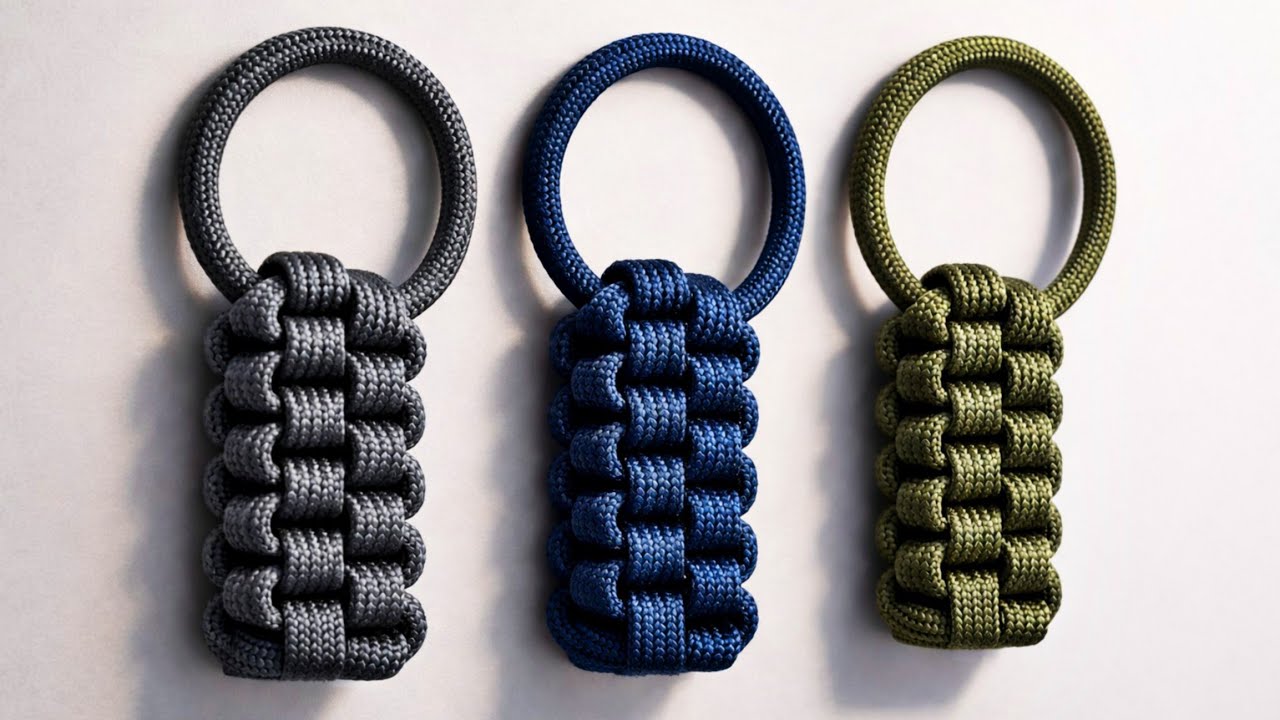 A Very Easy, Fast, and Elegant Keychain Knot Suitable for Everyone