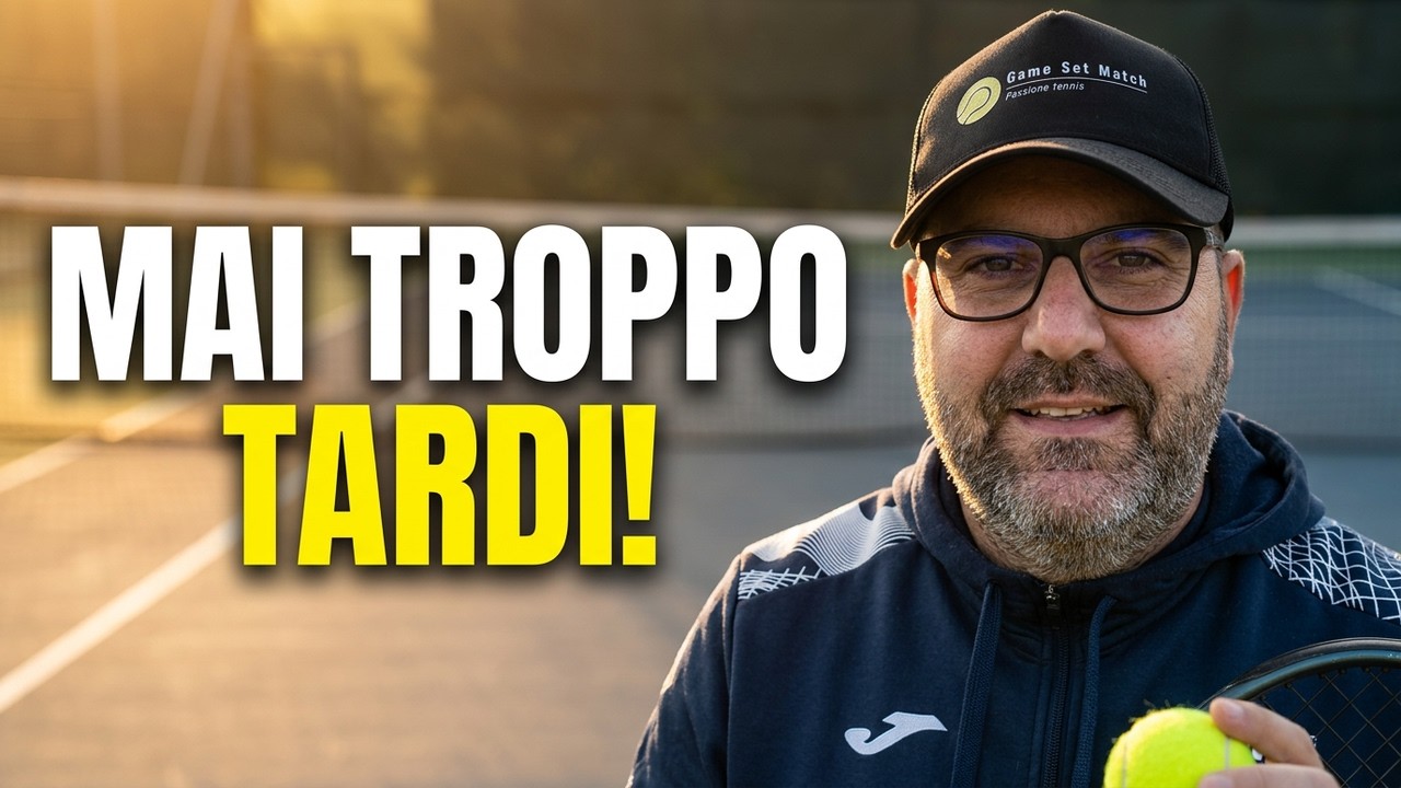 Perché DOVRESTI iniziare tennis ADESSO (anche se pensi sia troppo tardi!) #tennistips #tennis