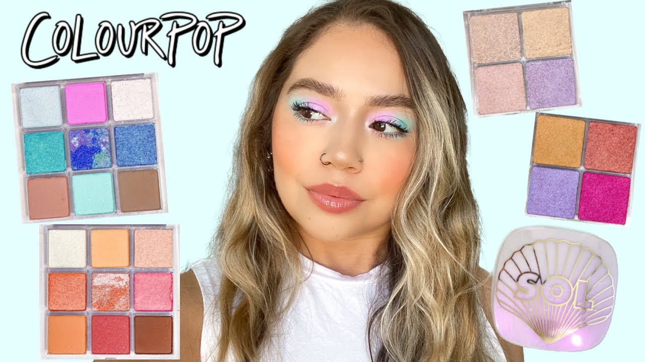 COLOURPOP SHELL YEAH COLLECTION | SWATCHES, REVIEW + TUTORIAL | Makeupbytreenz