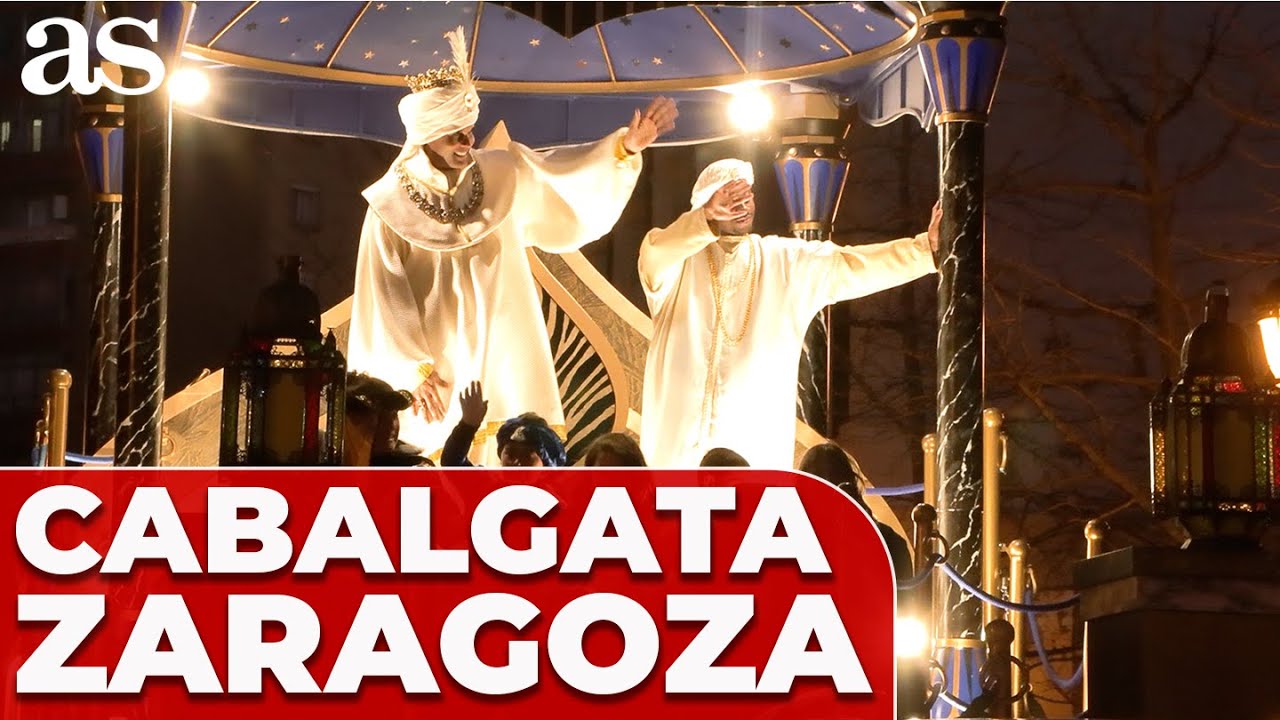 ZARAGOZA celebra la magia de los REYES MAGOS en una CABALGATA espectacular