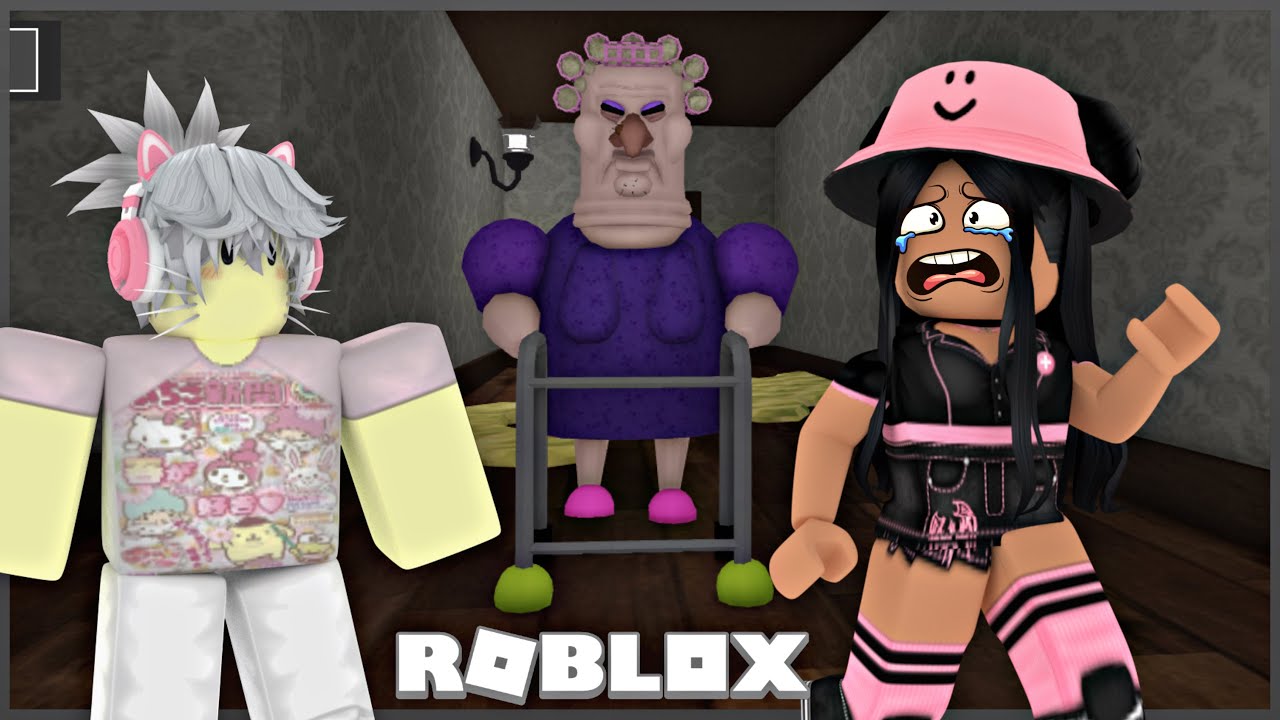 ESCAPANDO DE UNA ABUELA LOCA! 👵🏻😵‍💫 - GRUMPY GRAN SCARY OBBY - MIFU