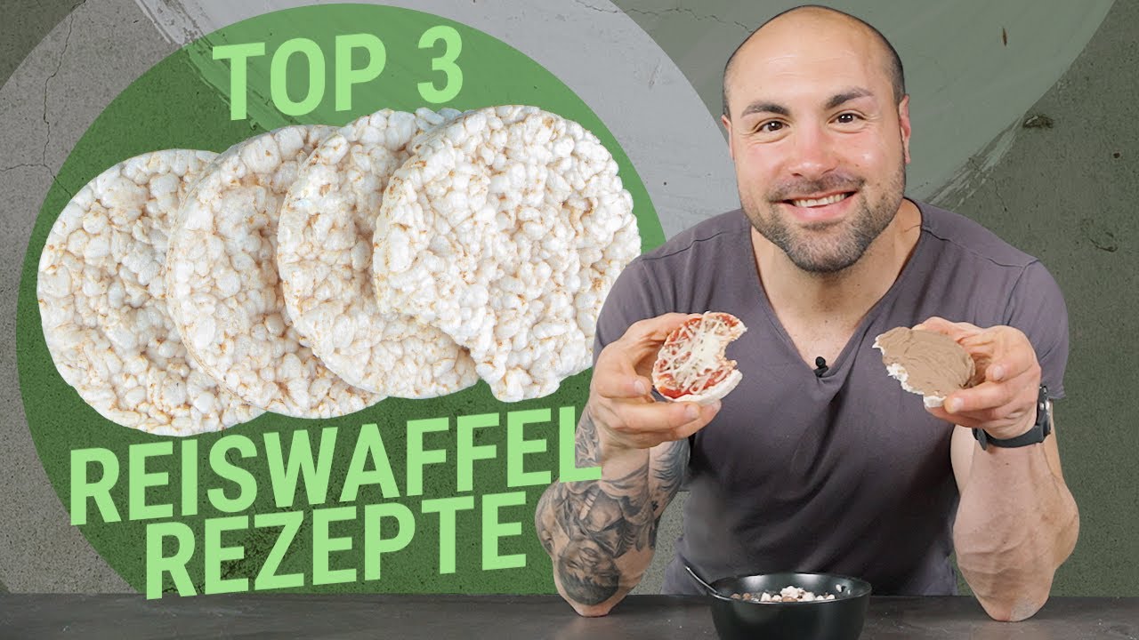 Drei einfache Snacks I Rezepte mit Reiswaffeln