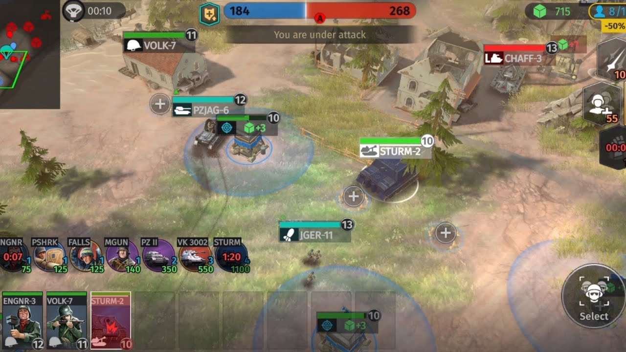 Wwa rts.  Germany vs usa 2v2 