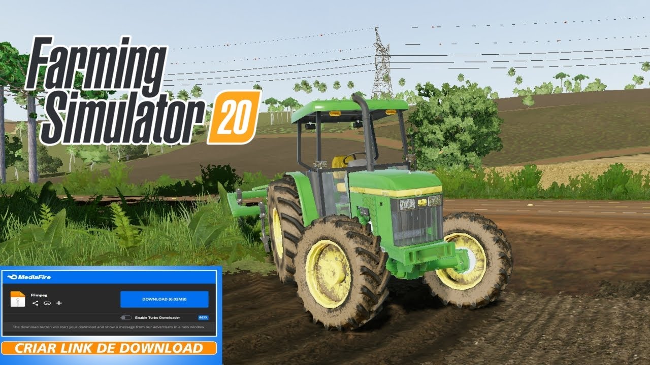 🚜 رابط تحميل مود جرار John Deere متاح الآن! | Farming Simulator 20 (FS20)