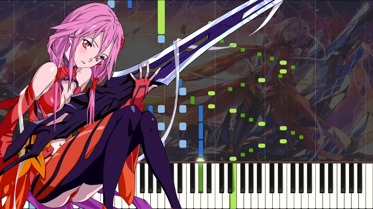 [Animenz] Guilty Crown OP2 - The Everlasting Guilty Crown - Piano Tutorial || Synthesia