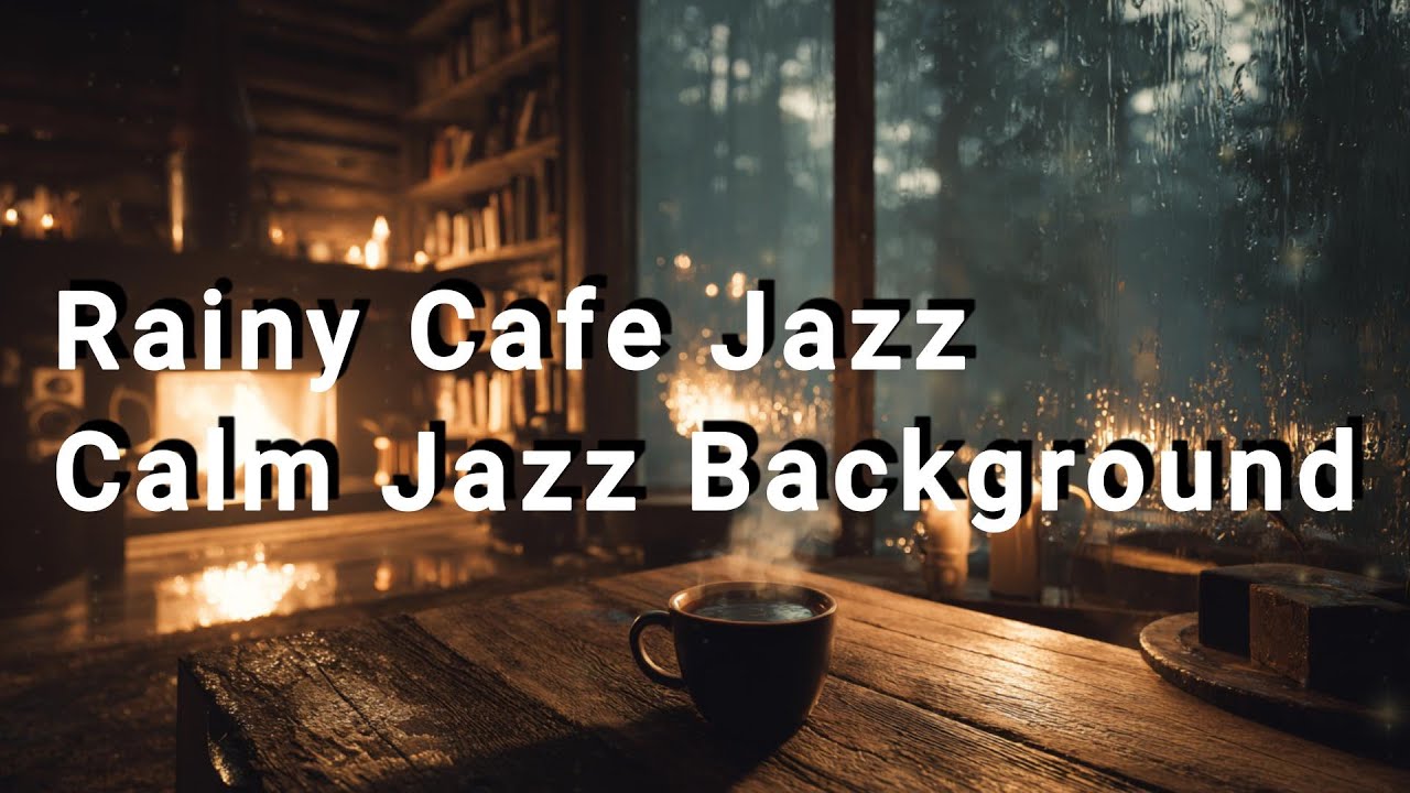 【Cafe Music】Rainy Café Jazz — Calm Jazz Background  #jazz #smoothjazz #bgm #littlejoylounge