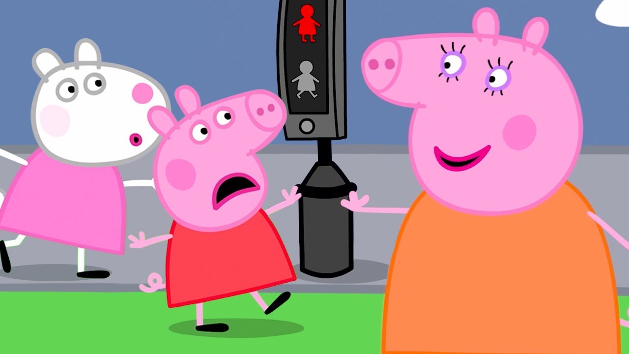 Parar en el Semáforo en Rojo | Los cuentos de Peppa la Cerdita