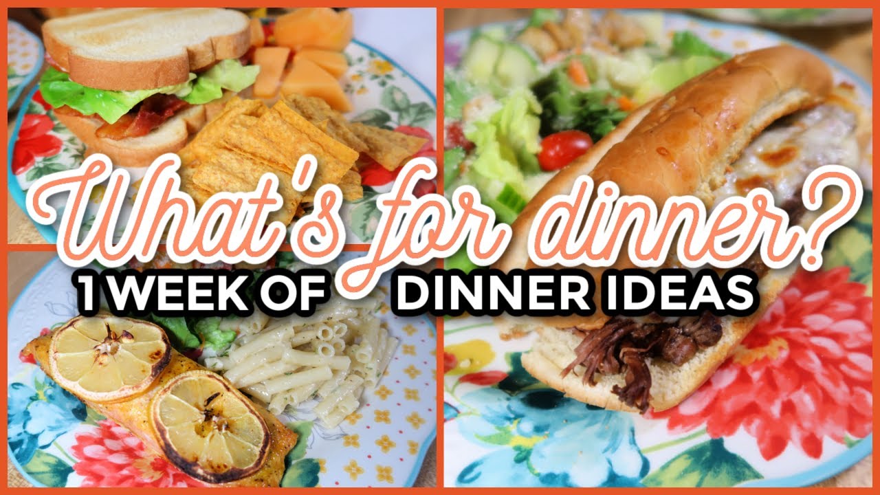 WHAT'S FOR DINNER? #229 | 1-Week Of Real-Life Family Meal Ideas