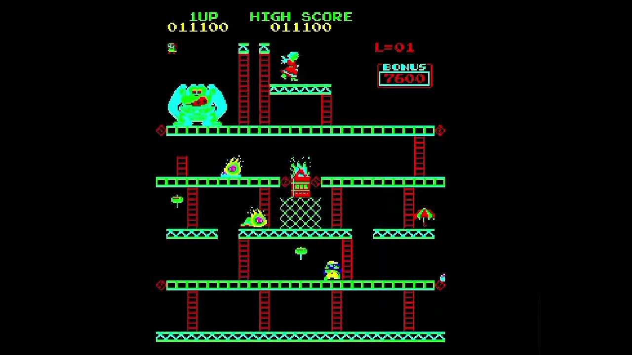 Crazy Kong (Scramble Hardware) Arcade - 1981 ??? Gameplay No Commentary.