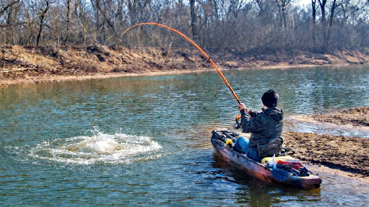 Fishing for Monster Fish in a Kayak. No Fluff.