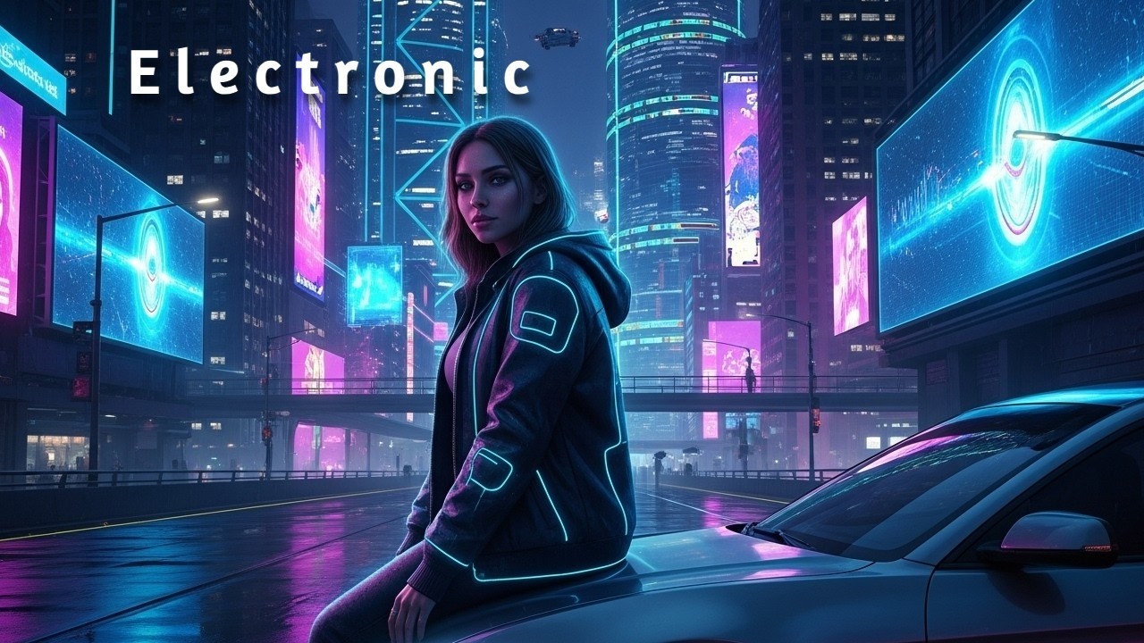 Midnight Voltage Drift | Synthwave, Cyberpunk, Electronic