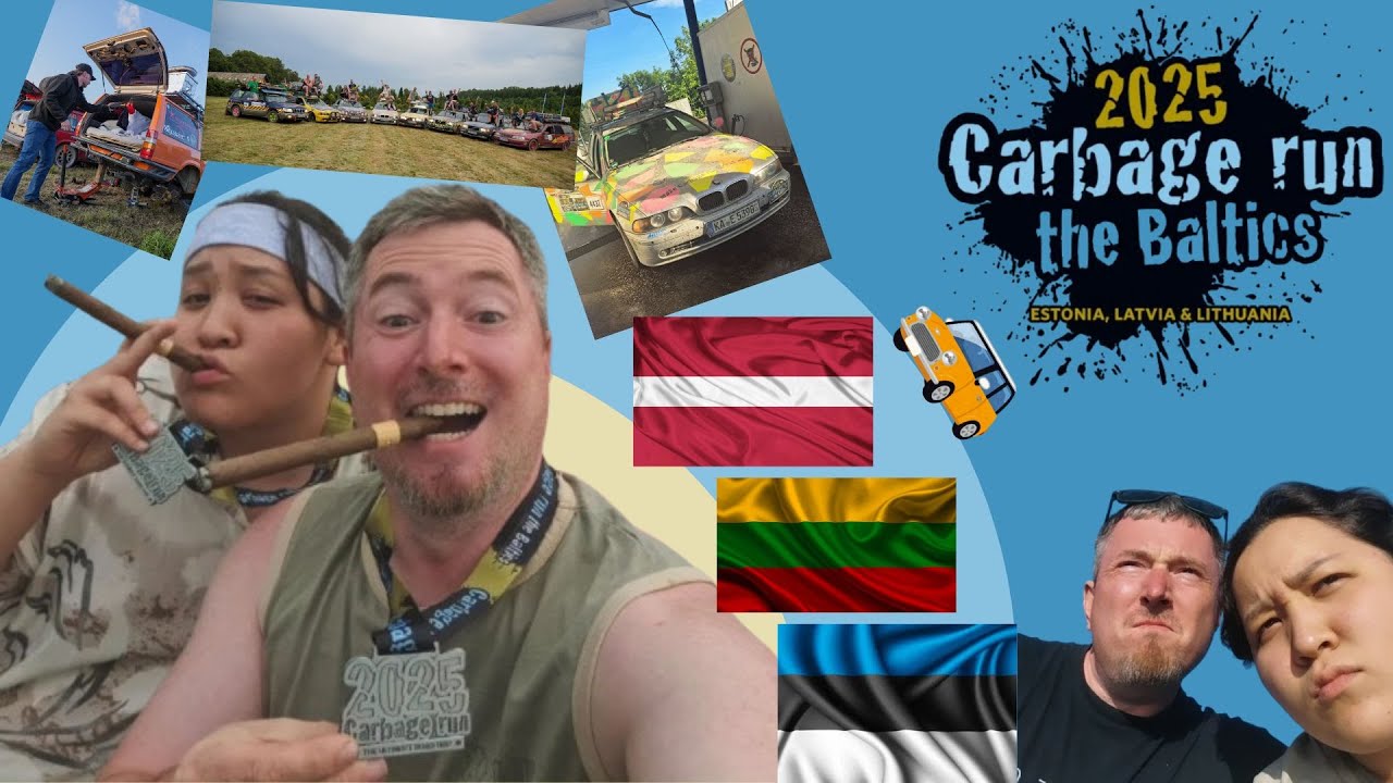 Vlog: Road trip with Carbage run to The Baltics States