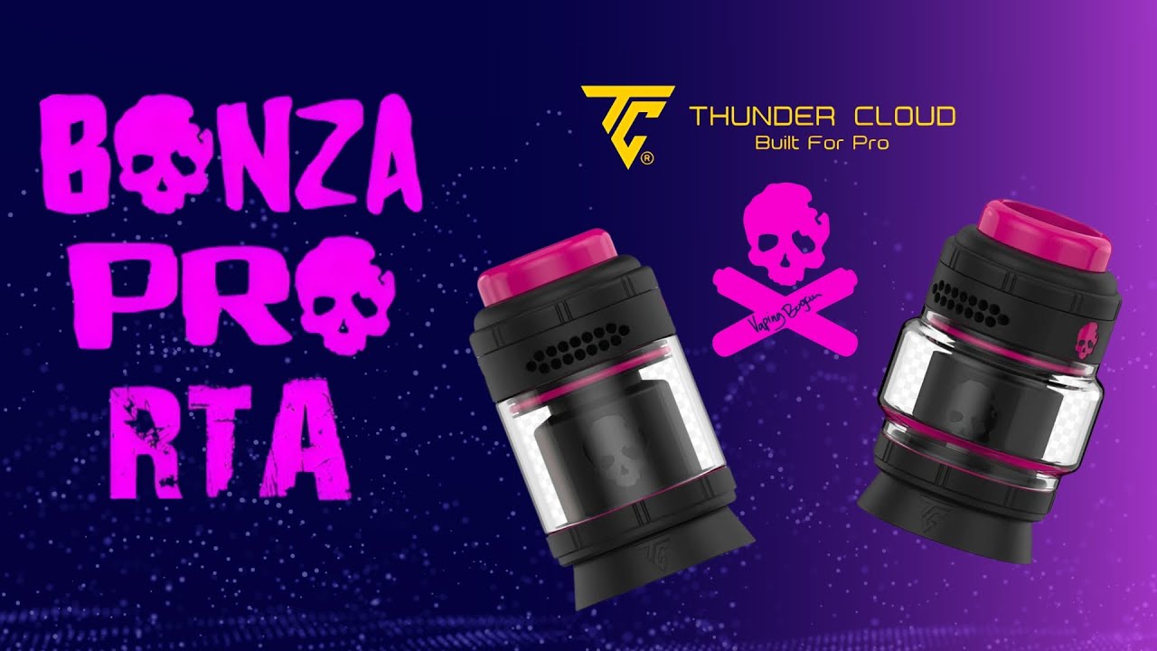 Атомайзер Bonza Pro RTA от Vaping Bogan и Thunder Cloud