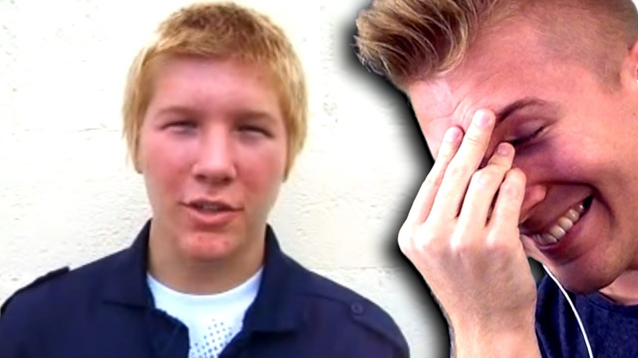 Reacting to my CRINGEY old videos at 14 years old
