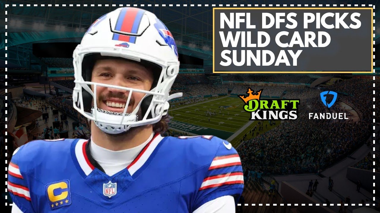 NFL DFS Picks for Sunday's 3 Wild Card Games: FanDuel & DraftKings Lineup Advice (& Showdown!)