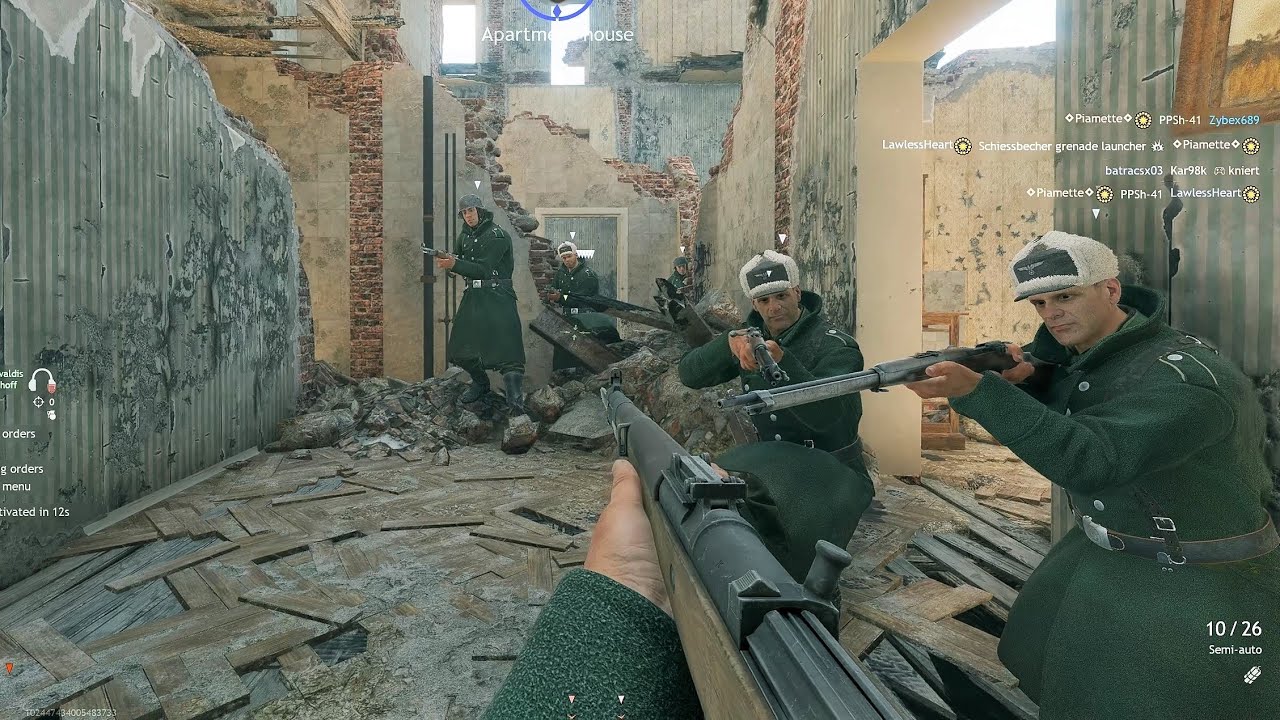 Enlisted Gameplay - Communist Street East (Invasion) Battle of Stalingrad [1440p 60FPS]