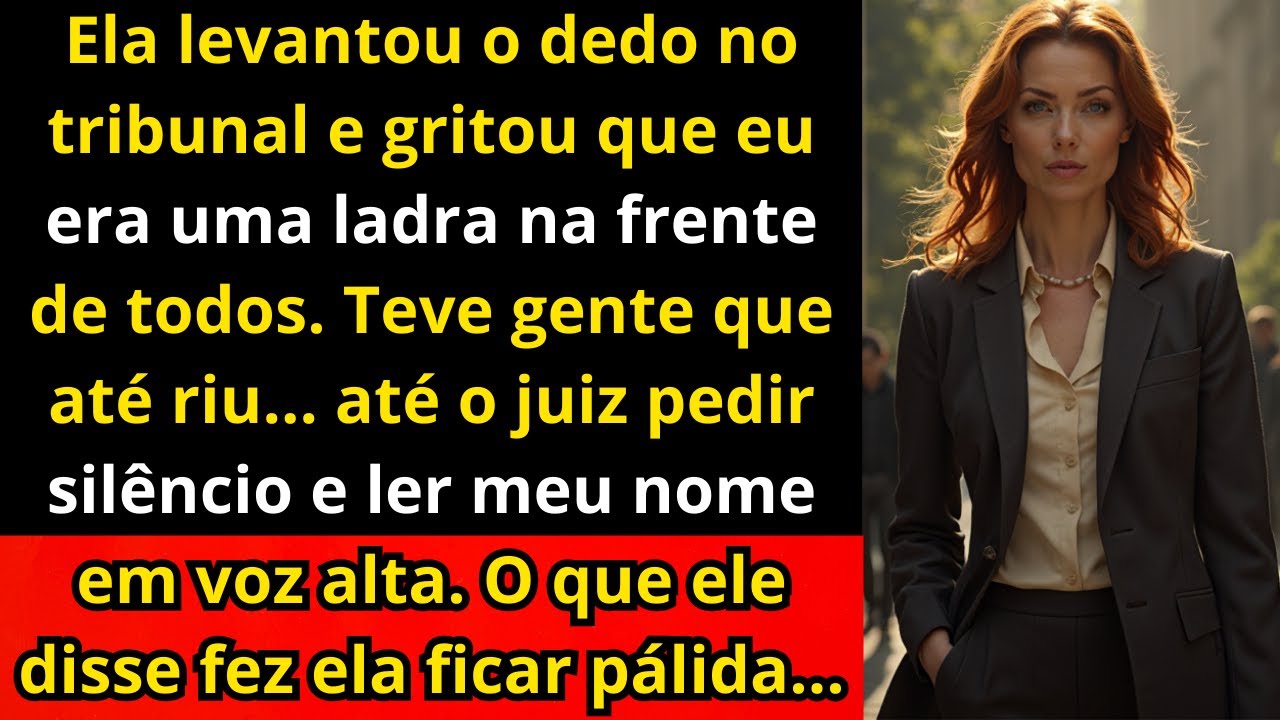“No tribunal, a ‘amiga’ do meu marido me chamou de ladra — o juiz pediu silêncio pra ler meu nome”