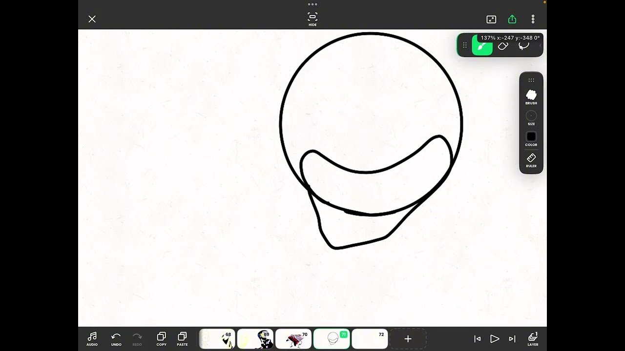 How to make official pibby glitch darkness in FlipaClip!