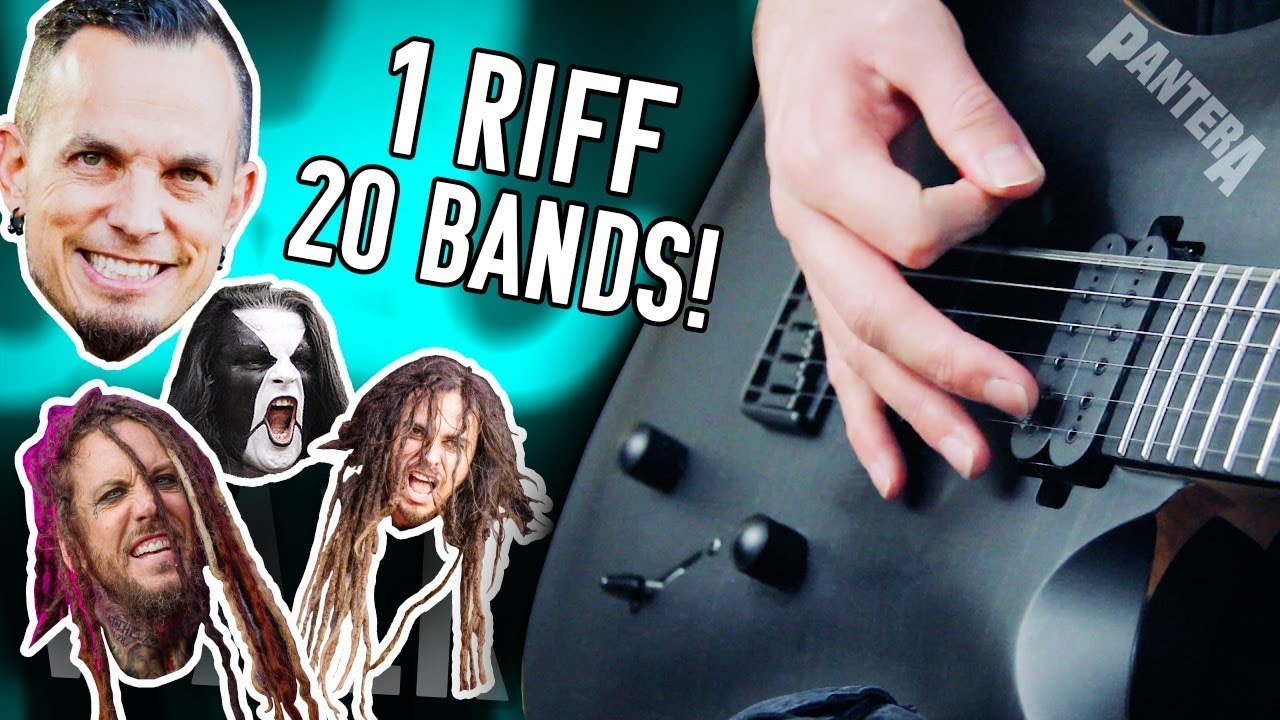 1 Riff 20 Bands - Walk! | Pete Cottrell