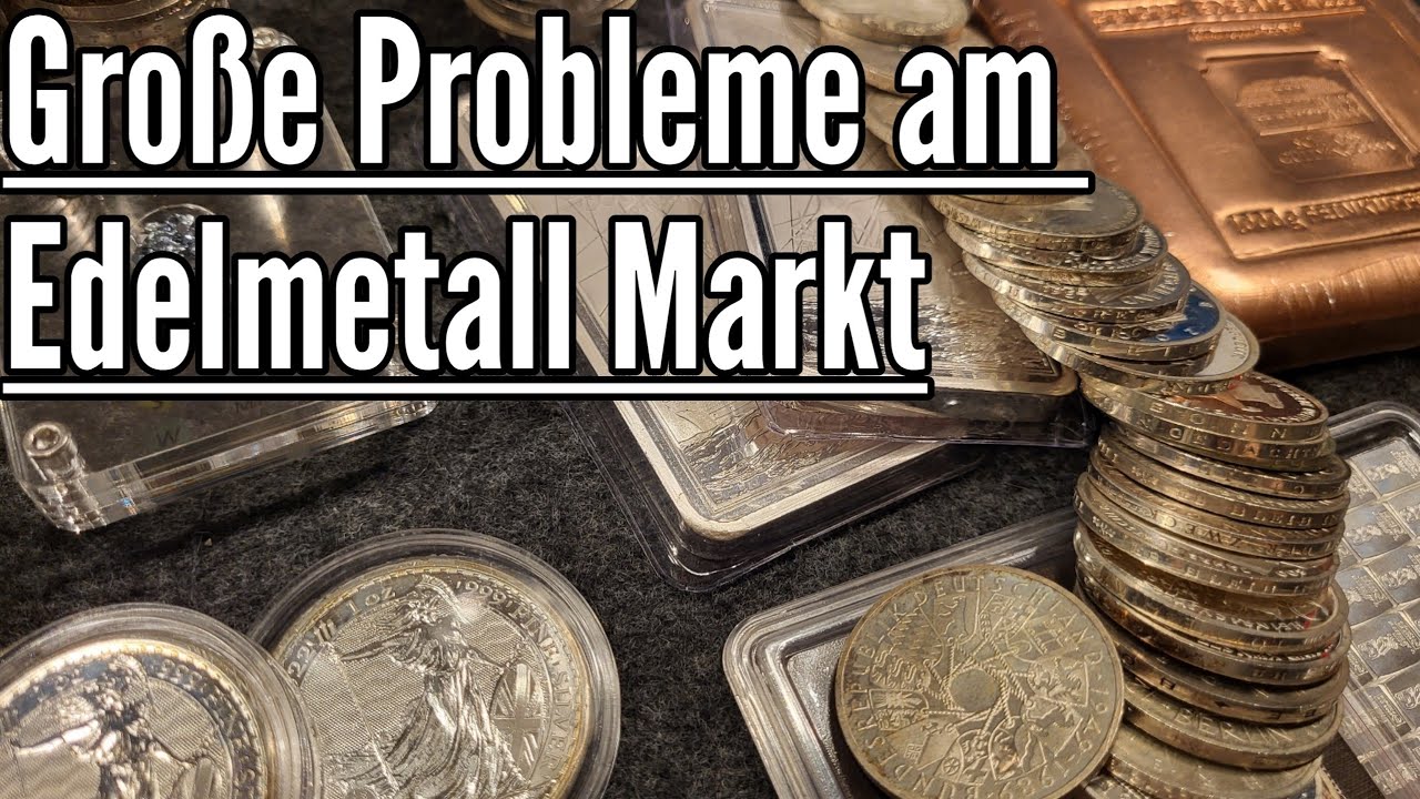 Gro&szlig;e Probleme am Gold und Silber Markt. Preise fallen trotz Knappheit und Krise. 