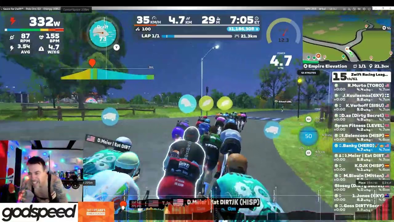 Zwift Racing League: City Showdown - Open Amber League Division 2 Today 05:32  1 Laps