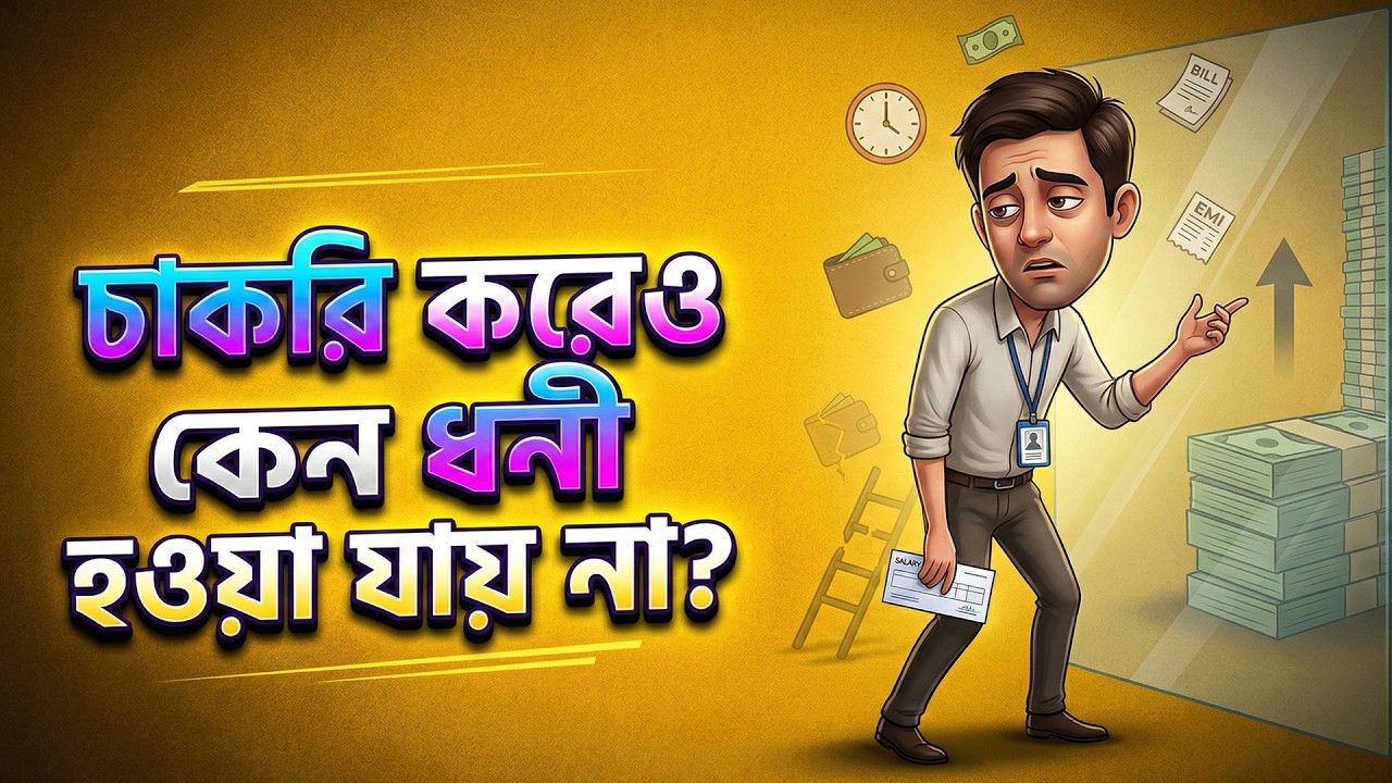 চাকরি করে কেন কেউ ধনী হতে পারে না? (The Middle-Class Trap) | Job vs Wealth Truth | Success Vision