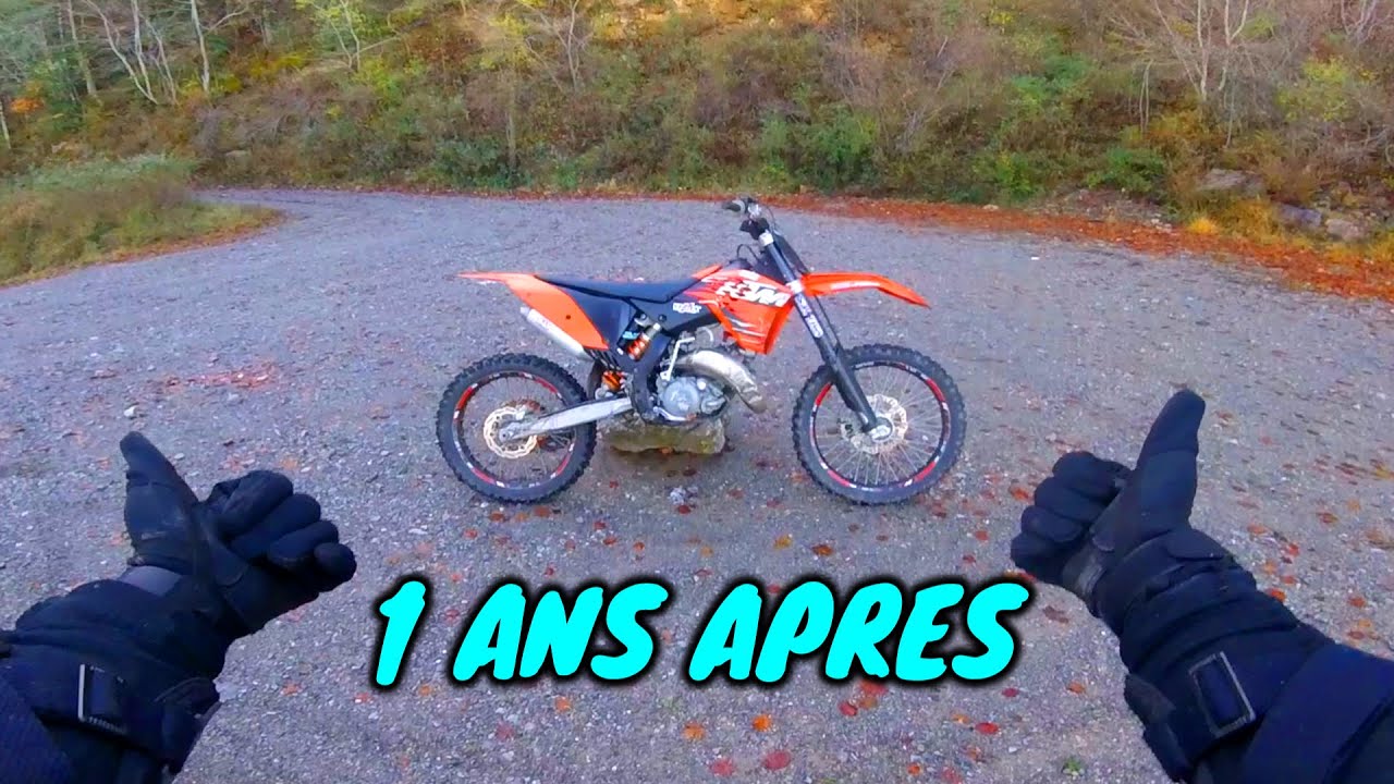 1ans APRES JE RESSORT MA KTM 125 SX 2008 ! Coup d'Blouz je l'envois en enfer ..