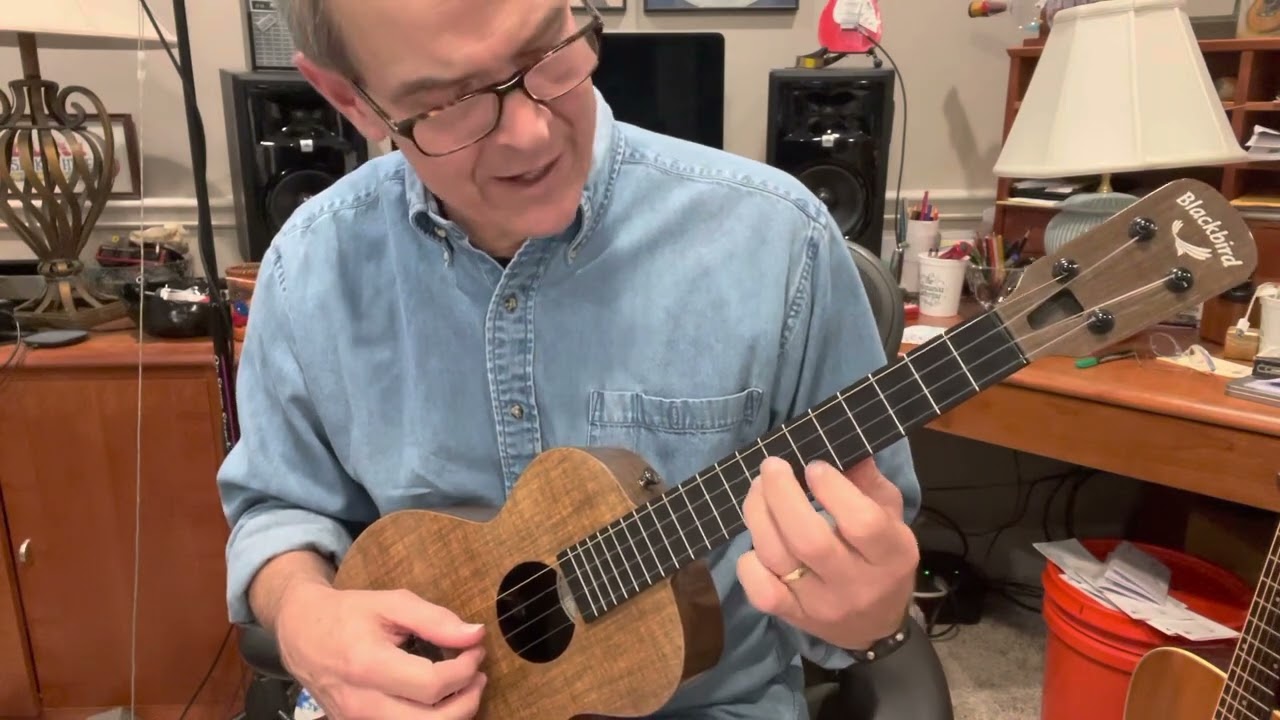 And I Love Her (high arpeggio part and solo break): ukulele instructional