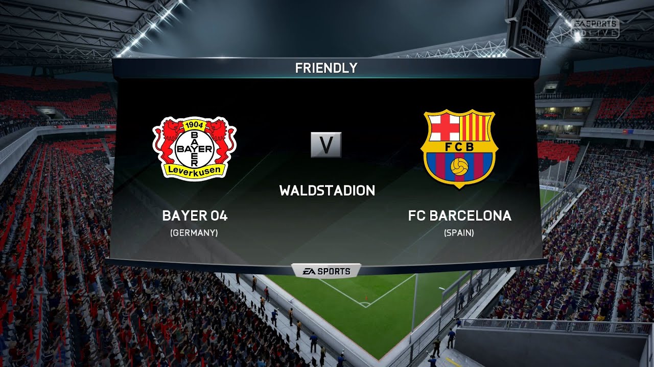 FIFA 16 |  Bayer Leverkusen vs FC Barcelona - Full Gameplay (PS4/Xbox One)