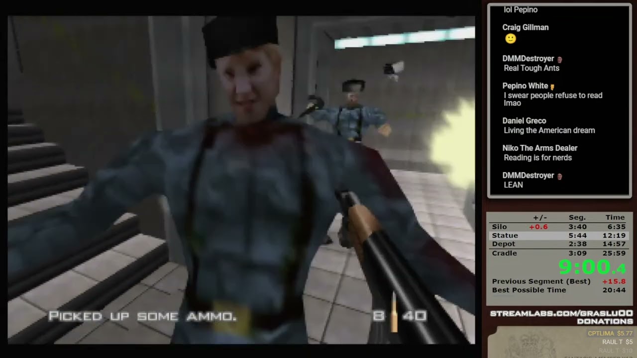GoldenEye 007 N64 - Agent Any% Speedrun 24:59.7