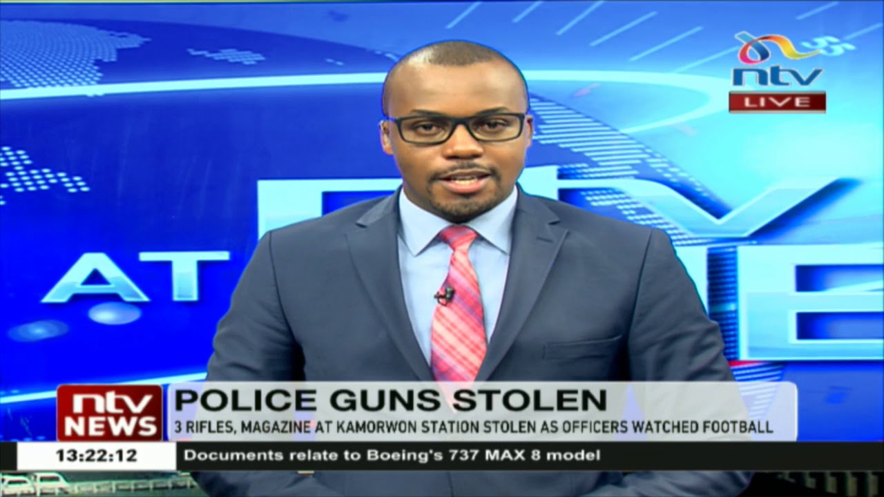 Three rifles, 20 rounds of ammunition at Kamorwon station stolen as officers watched football