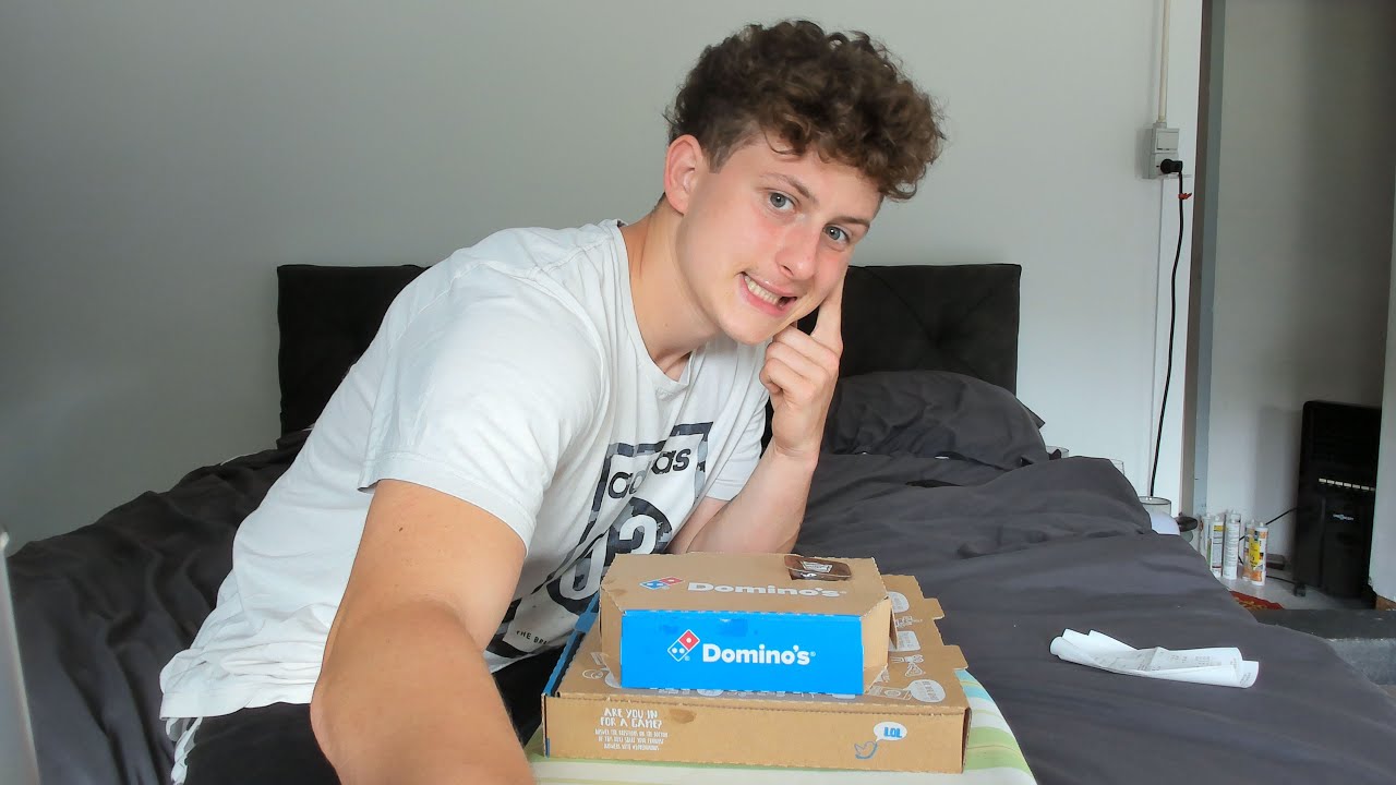 Domino’s mukbang { Pizza & Chicken }
