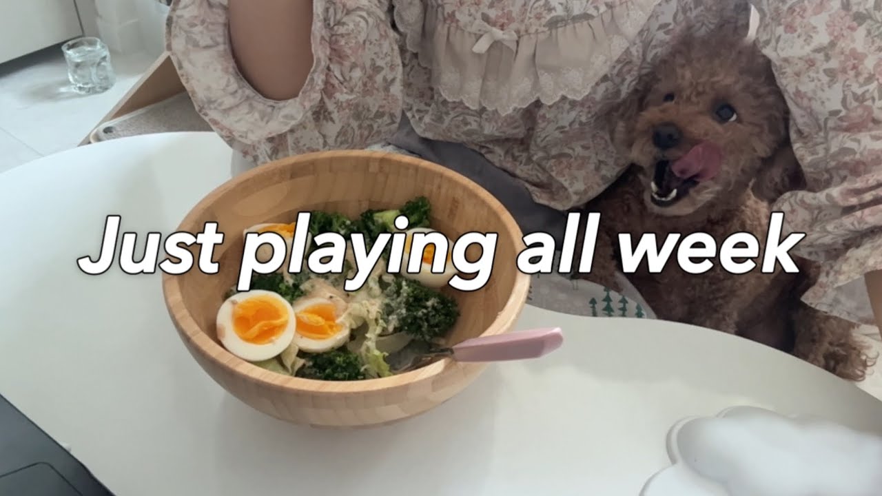 vlog | 인천에서 스쿠터🚲+대부도 두 탕+셀프 젤네일💅 브로콜리 샐러드, 쭈꾸미 샤브, 명란 아보카도 덮밥