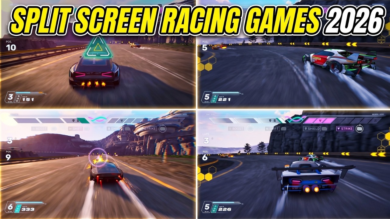 10 Best Split Screen Racing Games 2026